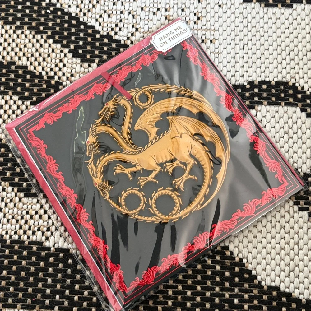 💎SUPER RARE💎🆕Papyrus-Game Of Thrones Large Ornament Card